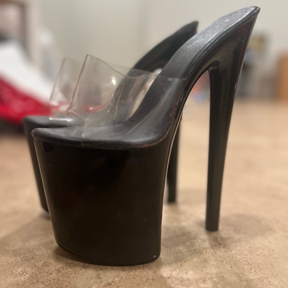 Elegant Black Platform Heels